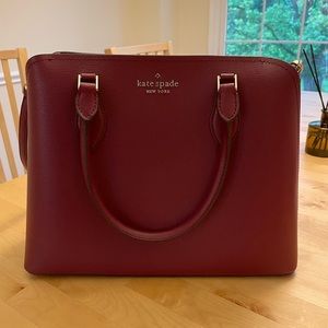 Kate Spade Burgundy/red bag, used once